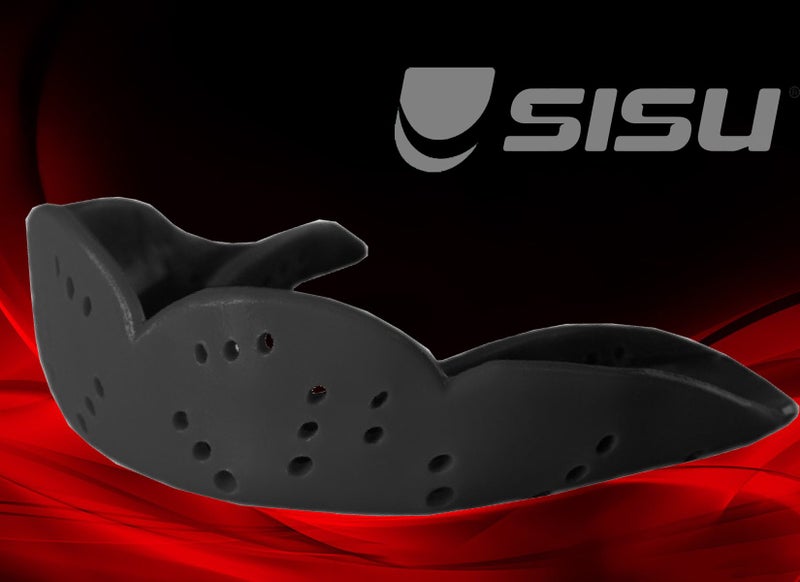Mouth Guard SISU Aero Medium Sports Mouthguard - Charcoal Black Carousel 6