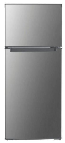 Imprasio 125L Top Mount Fridge Freezer Stainless Steel IMTMF125SS manual defrost Carousel 1