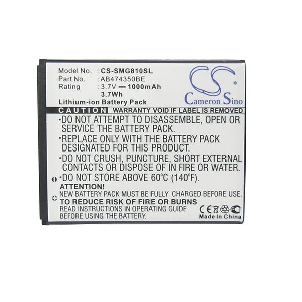Cameron Sino Cs Smg810Sl 1000Mah Battery For Samsung Sgh G810 Mobile Carousel 1