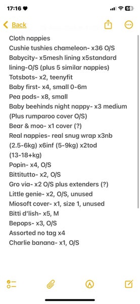 Bulk cloth nappies & inserts62863845245187113