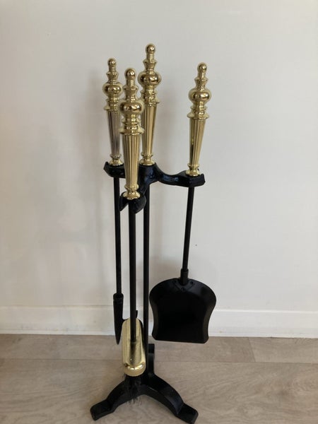 Fire Set .... Black Wrought Iron Carousel 1