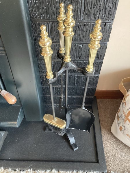 Fire Set .... Black Wrought Iron Carousel 7