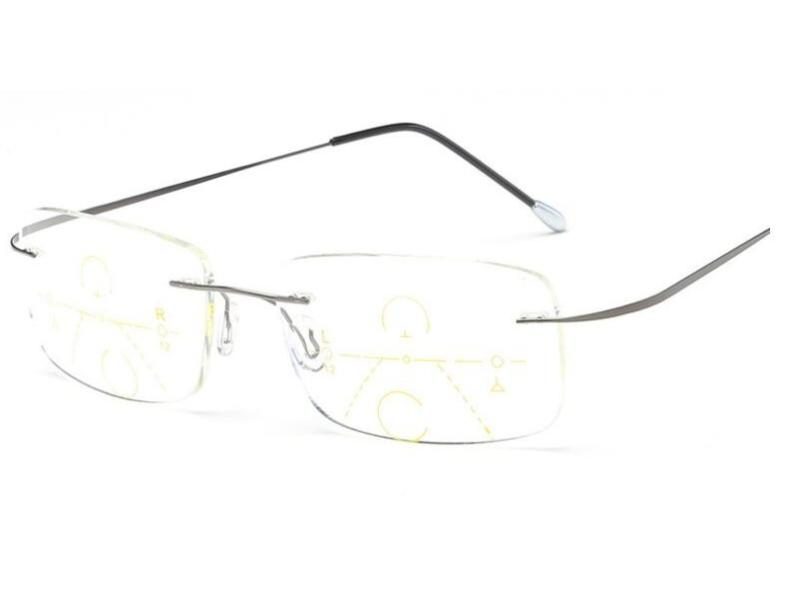JN IMPRESSION Ultralight Rimless Eyewear Smart Zoom Titanium Progressive Carousel 1