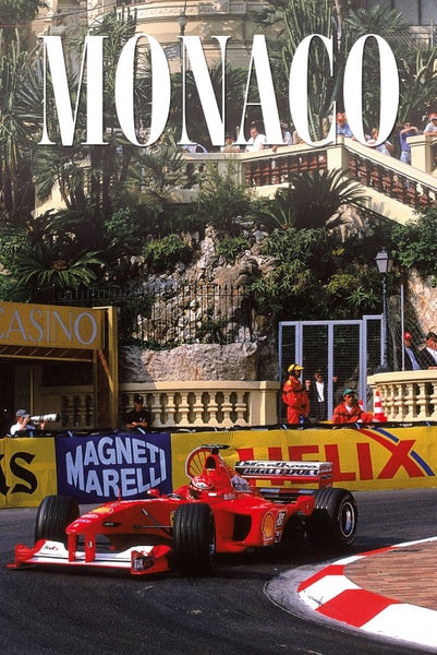 Monaco Grand Prix ~ Corner View ~ Large Scenic Maxi Poster Carousel 1
