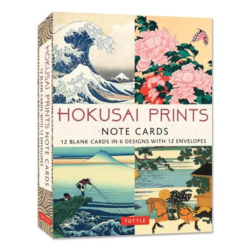 Hokusai Prints Note Cards - 12 Cards: 12 Blank Cards in 6 Lovely Prints Carousel 1