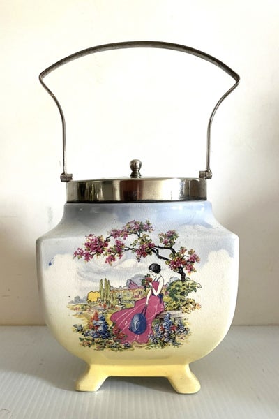 Biscuit barrel by Handley Potteries. Carousel 1