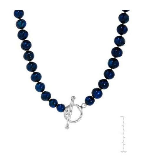 SALE! FRESHWATER PEARLS & Precious Stones .925 Necklace . Carousel 2