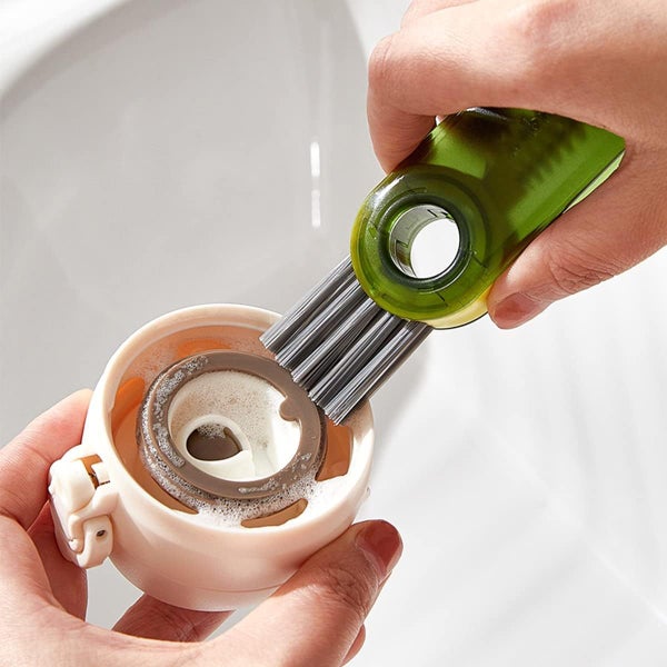 3 in 1 Multifunctional Cleaning Brush, 3 in 1 Tiny Bottle Cup Lid Detail Brush Carousel 9