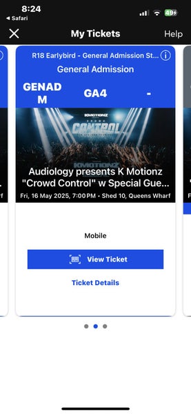 KMOTIONZ TICKETS Carousel 1