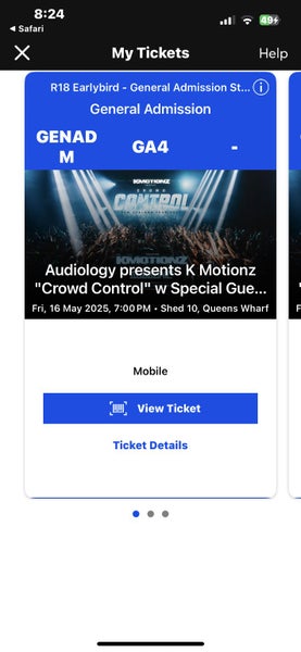 KMOTIONZ TICKETS Carousel 2