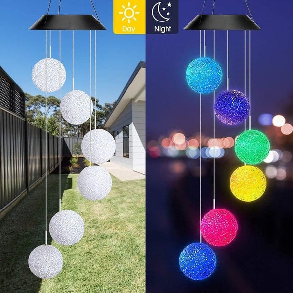 Color Changing Ball Wind Chimes Carousel 1