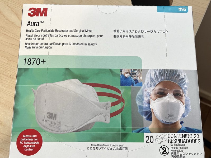N95 masks. 10 boxes of 20 Carousel 1