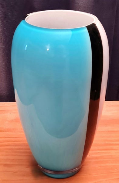 Art Glass 2 Large Vases Carousel 8