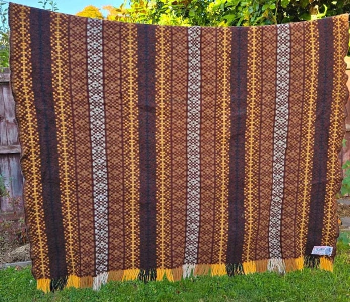 VINTAGE TE ARIKI WOOL TRAVEL RUG Carousel 1