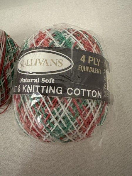 4ply 100% Cotton 50g x 3 balls Christmas vibes Carousel 2