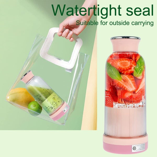 Mini Blender 400ml Portable Blender 1300mAh USB Rechargeable Electric Fruit Ju Carousel 6