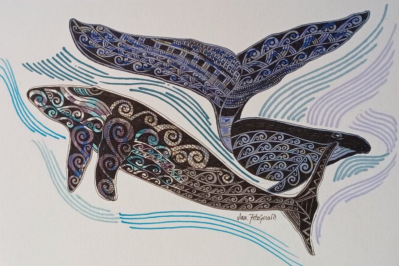Whale songs - by Jan FitzGerald Carousel 1
