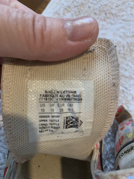 Toddler Converse Shoes size US 10 Carousel 3