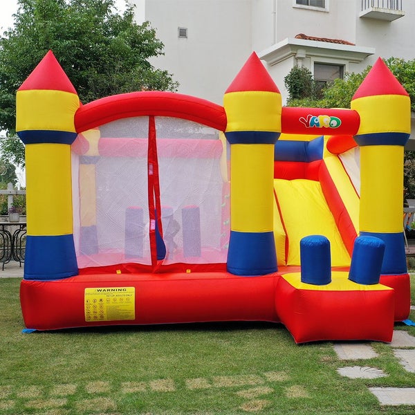 Indoor Bounce House Inflatable Bouncy Castle Obstacle For Kids Outdoor Games Carousel 1