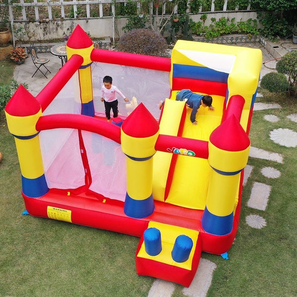 Indoor Bounce House Inflatable Bouncy Castle Obstacle For Kids Outdoor Games Carousel 2