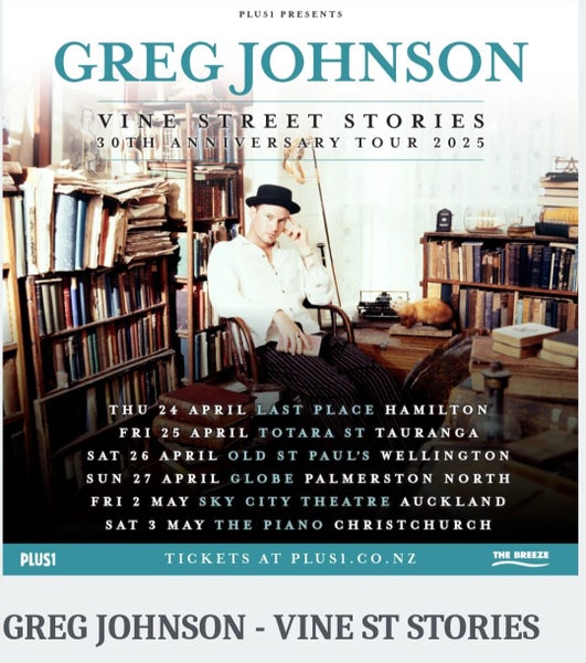 Greg Johnson Auckland Friday 2nd May - 2 platinum tickets Carousel 1