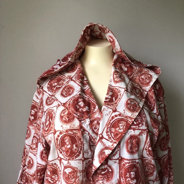 One-off vintage print hooded jacket new size XL Carousel 2