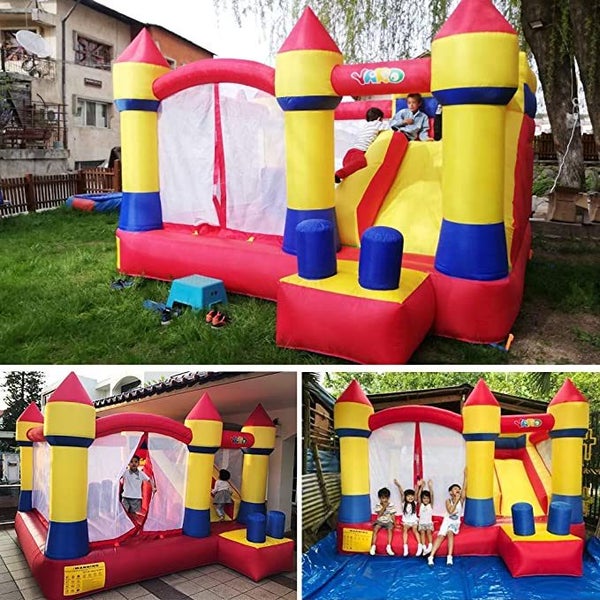Playground Residential Inflatable Bounce Nylon Inflatable bounce house for Kids Carousel 2