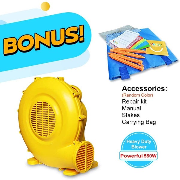 YARD high quality indoor outdoor bouncy castle bounce house with free blower Carousel 8