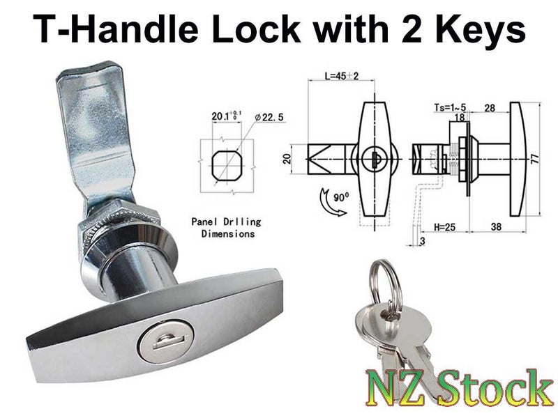 T Handle Locks Carousel 1