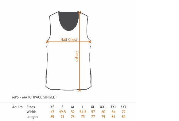 MPS CLOKE ADULTS MATCHPACE SINGLET Carousel 7