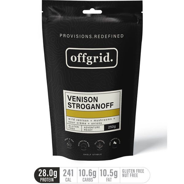 offgrid Provisions Heat and Eat Venison Stroganoff Clearance Carousel 2