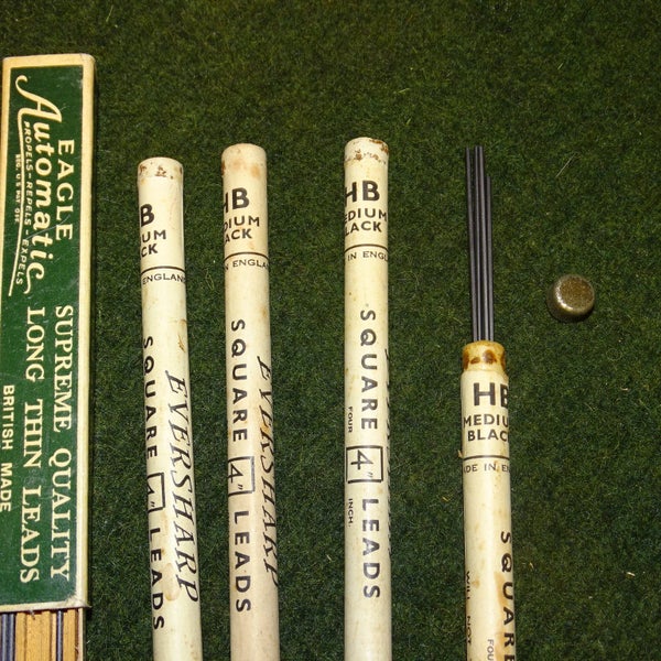 Pile of Antique / Vintage HB Square Pencil Nibs ...... Some Unopened ... Nos. Carousel 3