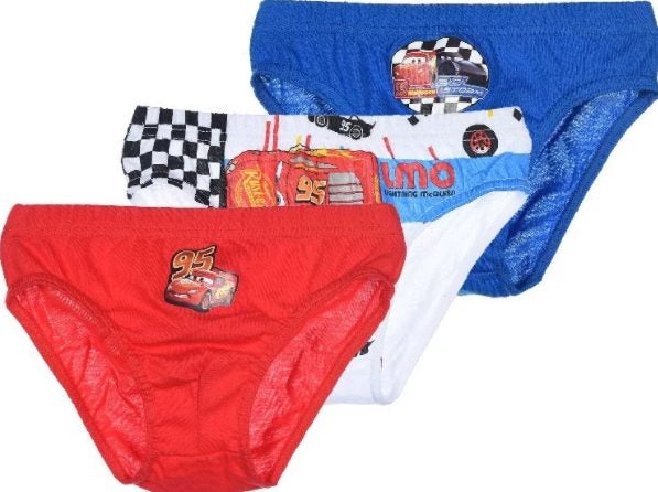 Cars 3 Pair of Briefs/Knickers Size 4/5 New Carousel 1