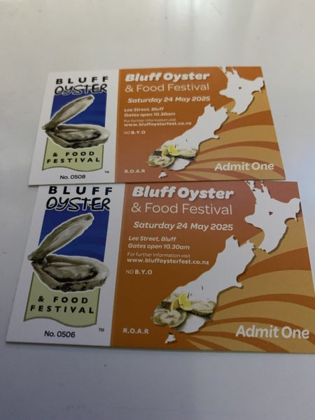 Bluff Oyster Festival tickets Carousel 1