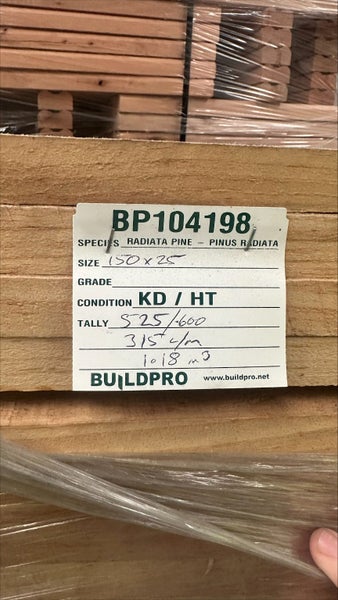 Radiata pine 150x25 seconds Good for firewood. 315LM Carousel 2