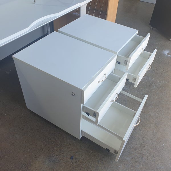 White Office Mobile 3 Drawers, Last one Carousel 2