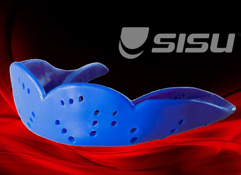 Mouth Guard SISU Aero Medium Sports Mouthguard - Royal Blue- Lacrosse, Soccer Carousel 2