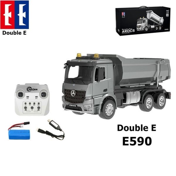 Double Eagle 1/20 Mercedes Benz Arocs Alloy Tipper Dump Truck RTR **NEW IN BOX** Carousel 6
