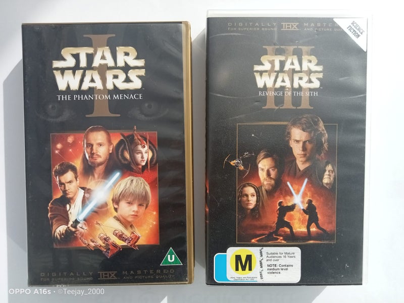 Star wars Episode 1 + 3 - VHS Carousel 1