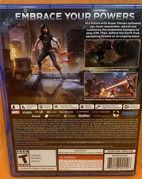 MARVEL'S AVENGERS ps5 Carousel 2