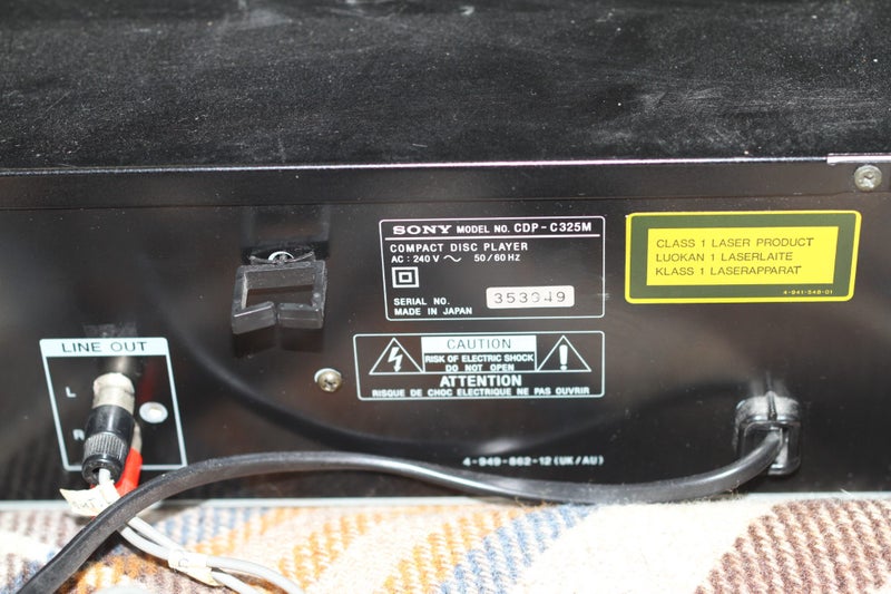 Sony CPD-325M Multi-disc 5xCD Player Carousel 6