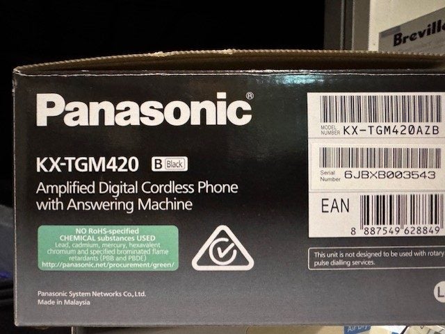 Panasonic KX-TGM420 Cordless Phone Carousel 3