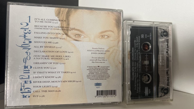 Celine dion Falling into you CD and Cassette tape Carousel 2