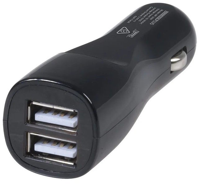 Powertech 4.8A Dual USB Car Cigarette Lighter Adaptor MP3667 Carousel 1