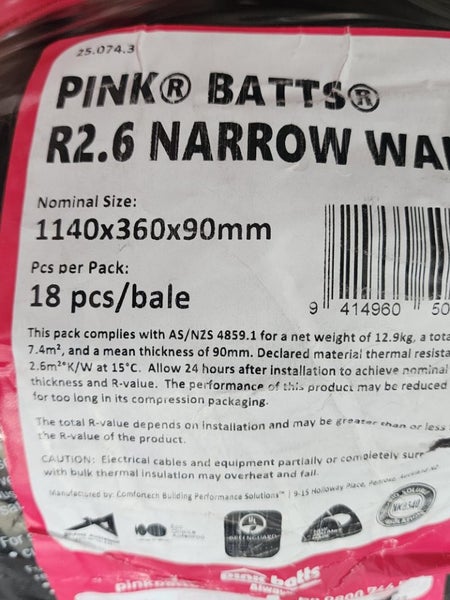 Pink Batts Walls R2.6 Narrow Wall Carousel 2