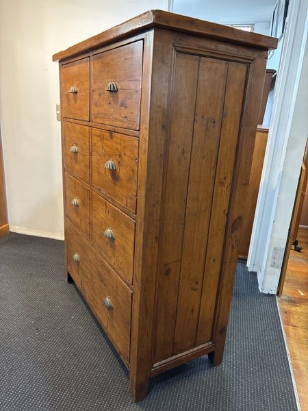 Large County Rustic Solid Pine 5Dr Tallboy By Ecopine Furniture Carousel 19