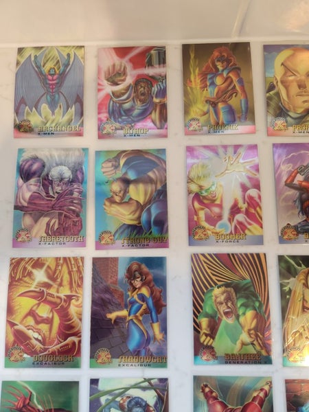 36 Marvel chrome x men cards Carousel 2