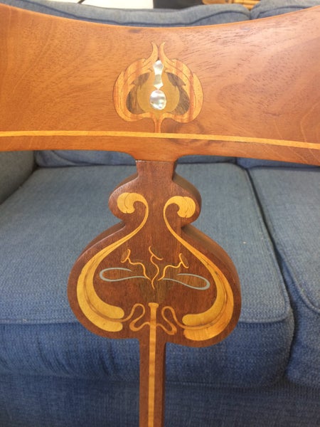 AN ELEGANT ART NOUVEAU SIDE CHAIR c. 191562865826772353112