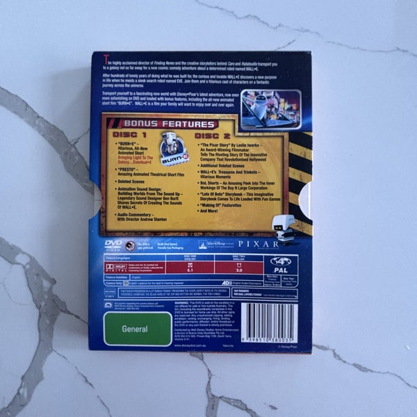 Wall-E • 2 Disc Special Edition DVD • Region 464521218123522113