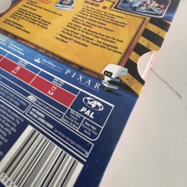 Wall-E • 2 Disc Special Edition DVD • Region 464521218123522114